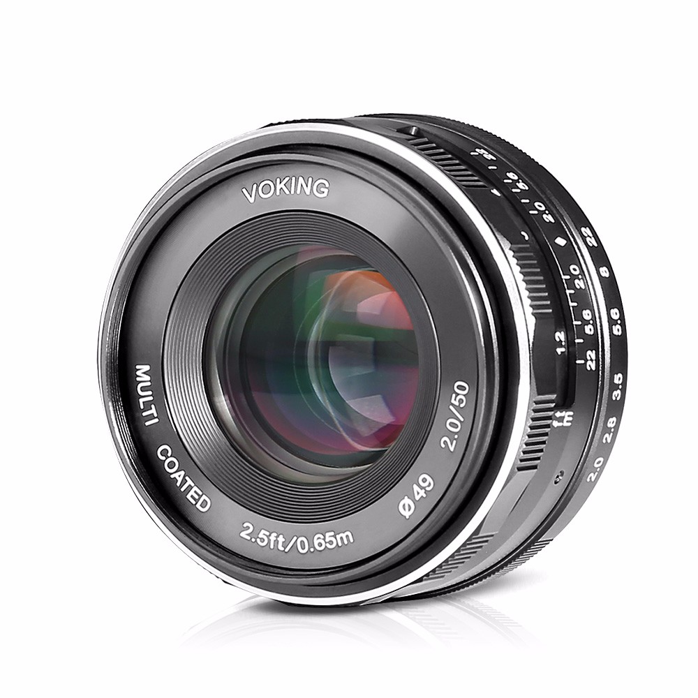 50mm F/2.0定焦鏡頭（多卡口可選）